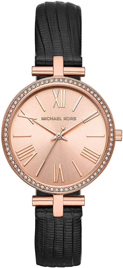 michael kors leather strap rose gold|Laney Rose Gold.